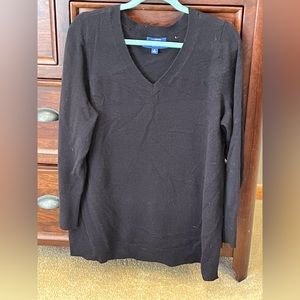 Black cashmere sweater